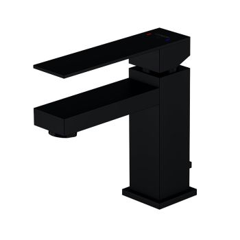 - Steinberg 160 Bateria umywalkowa z korkiem automatycznym czarny mat 1601000S - 160 1000 S - Łazienki Szydłowski