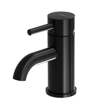  - Steinberg 100 Bateria umywalkowa bez korka czarny mat 1001010S - 100 1010 S - Łazienki Szydłowski