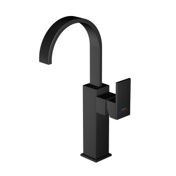  - Steinberg 135 Bateria umywalkowa wysoka kaskadowa czarny mat 1351551S - 135 1551 S - Łazienki Szydłowski