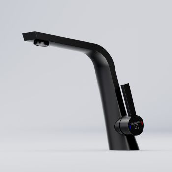 - Steinberg 260 Bateria umywalkowa bez korka czarny mat 26010101S - 260 1010 1 S - Łazienki Szydłowski