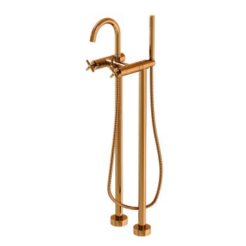 - Steinberg 250 Bateria wannowa wolnostojąca rose gold 2501162RG - 250 1162 RG - Łazienki Szydłowski