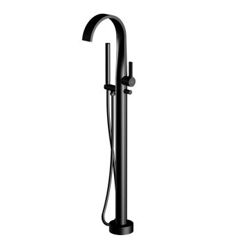 - STEINBERG 280 Bateria wannowa wolnostojąca czarny mat 2801162S - 280 1162 S - Łazienki Szydłowski