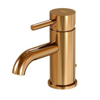  - Steinberg Seria 100 bateria umywalkowa jednouchwytowa z zestawem odpływowym z cięgnem kolor Rose Gold 1001000RG - 100 1000 RG - Łazienki Szydłowski