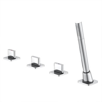 - Steinberg 230 Bateria wannowa 4-otworowa chrom 2302480 - 230 2480 - Łazienki Szydłowski