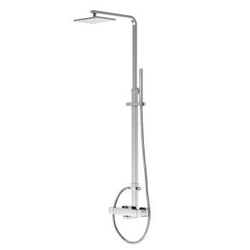 - Steinberg 230 Zestaw prysznicowy termostatyczny natynkowy z deszczownicą chrom 2302721 - 230 2721 - Łazienki Szydłowski