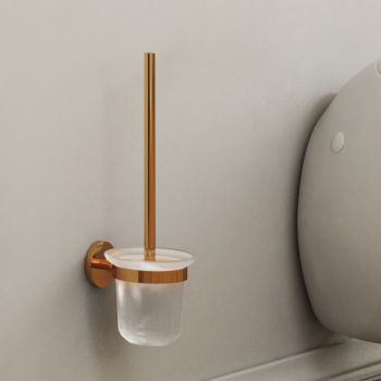  - Steinberg 660 Rose Gold Szczotka toaletowa z uchwytem  660 2911 RG - 660 2911 RG - Łazienki Szydłowski