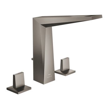 - GROHE-Allure Brilliant Trzyotworowa bateria umywalkowa rozmiar L kolor brushed hard graphite 20627AL0 - 20627AL0 - Łazienki Szydłowski