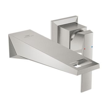  - GROHE-Allure Brilliant bateria umywalkowa ścienna 16,1 cm kolor stal nierdzewna 29402DC0 - 29402DC0 - Łazienki Szydłowski