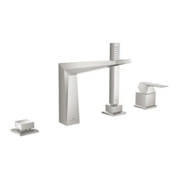  - GROHE-Allure Brilliant 4 otworowa bateria wannowa kolor stal nierdzewna 29405DC0 - 29405DC0 - Łazienki Szydłowski