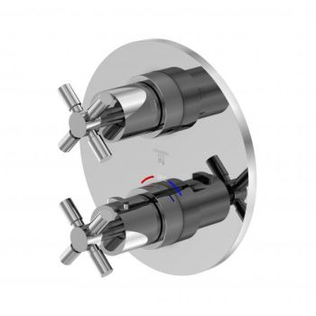  - Steinberg Sensual Rain zestaw montażowy do termostatu podtynkowego do prysznica z przełącznikiem 2-drożnym chrom 250 4133 3 - 250 4133 3 - Łazienki Szydłowski