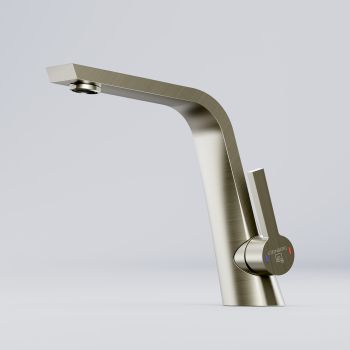 - Steinberg 260 bateria umywalkowa jednouchwytowa bez zestawu odpływowego, nikiel szczotkowany 26010101BN - 260 1010 1 BN - Łazienki Szydłowski