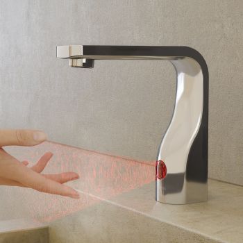 - Steinberg 230 bateria umywalkowa elektroniczna kolor: chrom 2302090 - 230 2090 - Łazienki Szydłowski