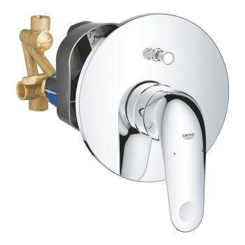  - GROHE-Swift Jednouchwytowa bateria do obsługi dwóch wyjść wody chrom 24336001 - 24336001 - Łazienki Szydłowski