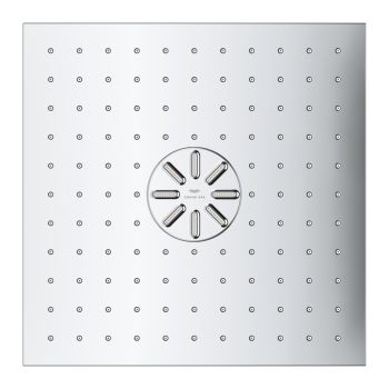  - GROHE-AQUA DUO Rainshower deszczownica sufitowa 334 x 334 mm 2 rodzaje strumieni z zestawem montażowym chrom  26733000 - 26733000 - Łazienki Szydłowski