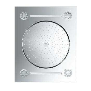  - GROHE-AQUA Rainshower Deszczownica sufitowa 3 strumienie 456 x 381 mm chrom 26888000 - 26888000 - Łazienki Szydłowski