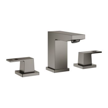 - GROHE-Eurocube Trzyotworowa bateria umywalkowa Rozmiar S brushed hard graphite 20351AL0 - 20351AL0 - Łazienki Szydłowski