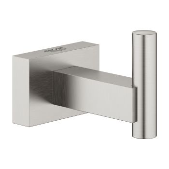 - GROHE-Essentials Cube Haczyk na płaszcz kąpielowy kolor stal nierdzewna 40511DC1 - 40511DC1 - Łazienki Szydłowski