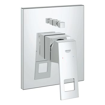  - GROHE-Eurocube Jednouchwytowa bateria do obsługi dwóch wyjść wody chrom 19896000 - 19896000 - Łazienki Szydłowski