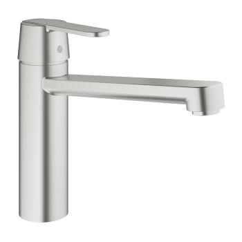  - GROHE-Get Jednouchwytowa bateria kuchenna kolor stal nierdzewna 30196DC0 - 30196DC0 - Łazienki Szydłowski
