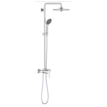  - GROHE-Vitalio Joy System 260 System prysznicowy z jednouchwytową baterią ścienną chrom 27684001 - 27684001 - Łazienki Szydłowski