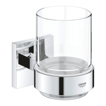  - GROHE-Start Cube Szklanka z uchwytem  chrom 41097000 - 41097000 - Łazienki Szydłowski