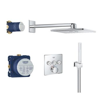- GROHE-Grohtherm SmartControl Zestaw prysznicowy Rainshower SmartActive 310 Cube 34804000 - 34804000 - Łazienki Szydłowski