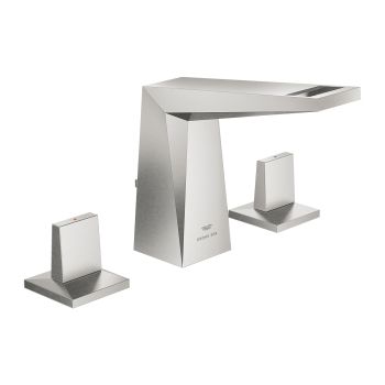  - GROHE-Allure Brilliant Trzyotworowa bateria umywalkowa DN 15 Rozmiar M stal nierdzewna 20626DC0 - 20626DC0 - Łazienki Szydłowski