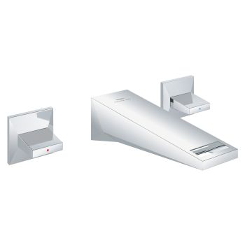  - GROHE-Allure Brilliant Trzyotworowa bateria umywalkowa DN 15 Rozmiar M chrom 20628000 - 20628000 - Łazienki Szydłowski
