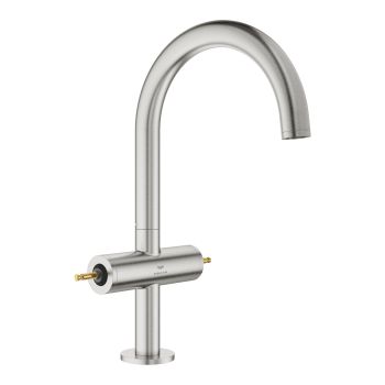 - GROHE-Atrio Private Collection bateria umywalkowa, DN 15 Rozmiar L stal nierdzewna 21134DC0 - 21134DC0 - Łazienki Szydłowski