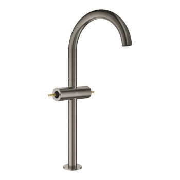 - GROHE-Atrio Private Collection bateria umywalkowa, DN 15 Rozmiar XL brushed hard graphite 21140AL0 - 21140AL0 - Łazienki Szydłowski