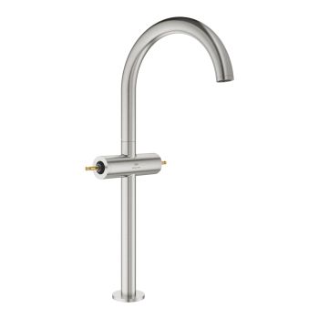 - GROHE-Atrio Private Collection bateria umywalkowa, DN 15 Rozmiar XL stal nierdzewna 21140DC0 - 21140DC0 - Łazienki Szydłowski
