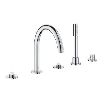 - GROHE-Atrio Private Collection 5-otworowa bateria wannowa chrom 25224000 - 25224000 - Łazienki Szydłowski