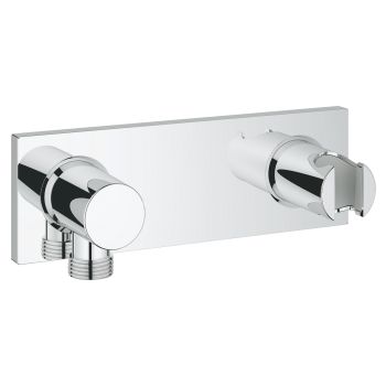 - GROHE-Grohtherm F Prysznicowe przyłącze ścienne ze zintegrowanym uchwytem prysznica chrom 26878000 - 26878000 - Łazienki Szydłowski