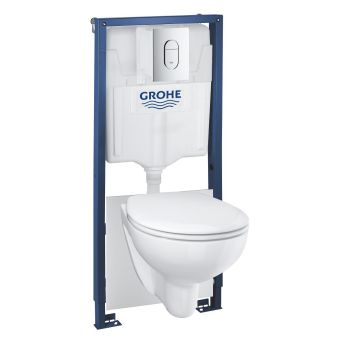 - GROHE-Rapid SL Stelaż podtynkowy do WC 5 w 1; wysokość instalacji 1,13 m, chrom 36500000 - 36500000 - Łazienki Szydłowski