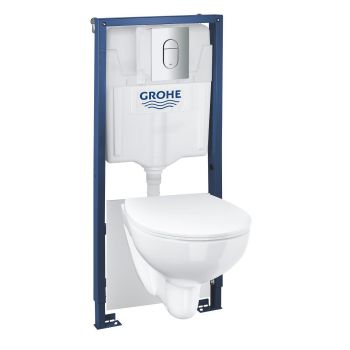 - GROHE-Rapid SL Stelaż podtynkowy do WC 5 w 1; wysokość instalacji 1,13 m, chrom  36504000 - 36504000 - Łazienki Szydłowski
