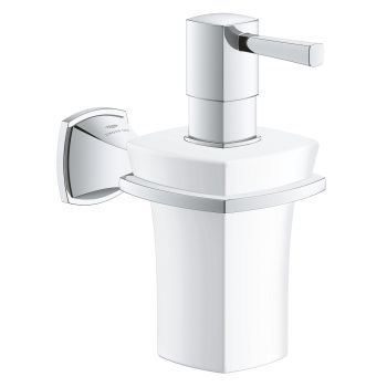  - GROHE-Grandera uchwyt z ceramicznym dozownikiem na mydło chrom 40910000 - 40910000 - Łazienki Szydłowski