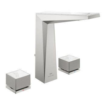  - GROHE-Allure Brilliant Private Collection Trzyotworowa bateria umywalkowa 1/2″ Rozmiar L stal nierdzewna 20671DC0 - 20671DC0 - Łazienki Szydłowski