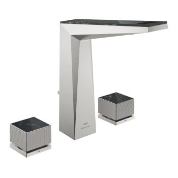  - GROHE-Allure Brilliant Private Collection Trzyotworowa bateria umywalkowa 1/2″ Rozmiar L stal nierdzewna 20672DC0 - 20672DC0 - Łazienki Szydłowski