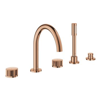  - GROHE-Atrio Private Collection 5-otworowa bateria wannowa warm sunset 25226DA0 - 25226DA0 - Łazienki Szydłowski