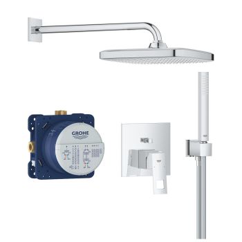  - GROHE-Eurocube Podtynkowy zestaw prysznicowy z deszczownicą Tempesta 250 Cube chrom 25289000 - 25289000 - Łazienki Szydłowski