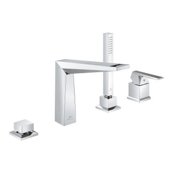  - GROHE-Allure Brilliant Private Collection 4-otworowa bateria wannowa chrom 29523000 - 29523000 - Łazienki Szydłowski