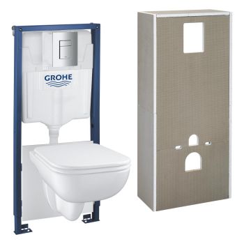  - GROHE-Solido+ Zestaw instalacyjny 6 w 1, chrom 36532000 - 36532000 - Łazienki Szydłowski