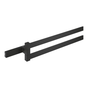 - GROHE-Selection Cube Podwójny wieszak na ręczniki phantom black 102280KF00 - 102280KF00 - Łazienki Szydłowski