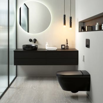  - VILLEROY&BOCH ViClean-I100 Toaleta myjąca 595 x 400 mm pure black z powłoką ceramicplus V0E100R7 - V0E100R7 - Łazienki Szydłowski