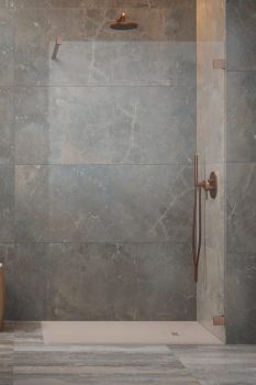 - Radaway Essenza Pro Brushed Copper Walk-in szkło transparent Walk-in 120 101031209301 - 10103120-93-01 - Łazienki Szydłowski