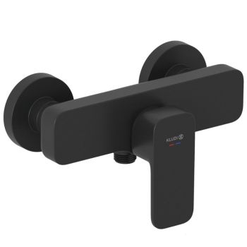 - KLUDI RENON jednouchwytowa bateria prysznicowa czarny mat 428313975 - 428313975 - Łazienki Szydłowski