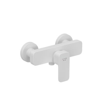 - KLUDI RENON jednouchwytowa bateria prysznicowa biały mat 428315375 - 428315375 - Łazienki Szydłowski