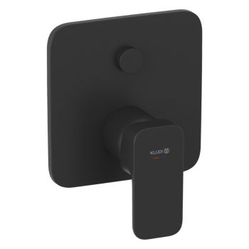 - KLUDI RENON jednouchwytowa bateria podtynkowa do dwóch odbiorników czarny mat 427593975 - 427593975 - Łazienki Szydłowski