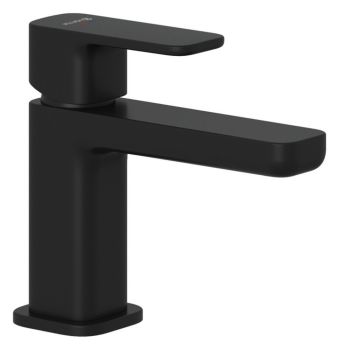- KLUDI RENON jednouchwytowa bateria umywalkowa 85 czarny mat 422673975 - 422673975 - Łazienki Szydłowski
