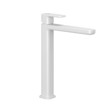 - KLUDI RENON jednouchwytowa bateria umywalkowa wysoka biały mat 422985375 - 422985375 - Łazienki Szydłowski